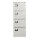 Bisley Contract Steel Filing Cabinet - Goose Grey - NWOF