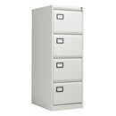 Bisley Contract Steel Filing Cabinet - Goose Grey - NWOF