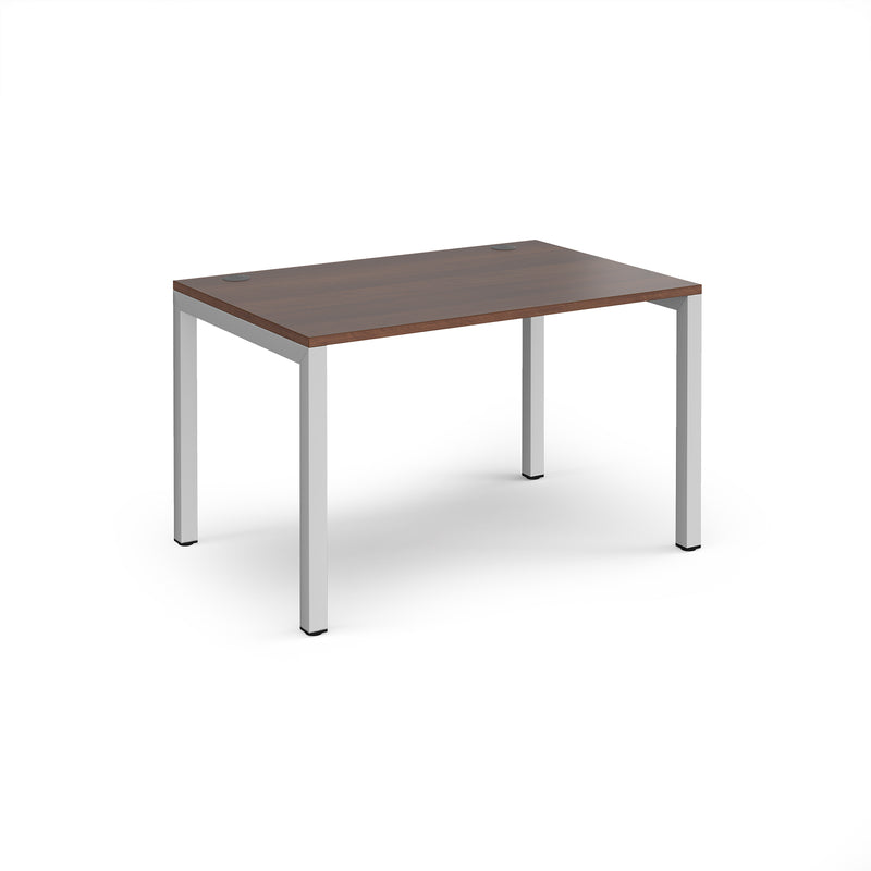 Connex Single Desk - Walnut - NWOF