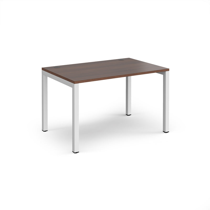 Connex Single Desk - Walnut - NWOF