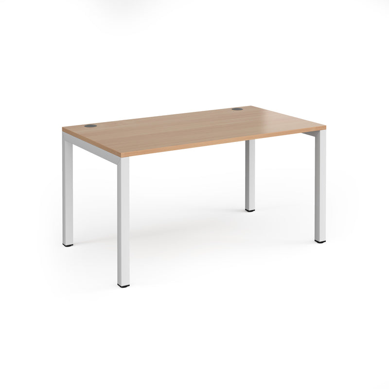 Connex Single Desk - Beech - NWOF