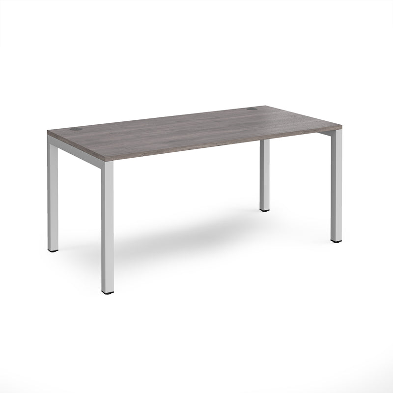 Connex Single Desk - Grey Oak - NWOF