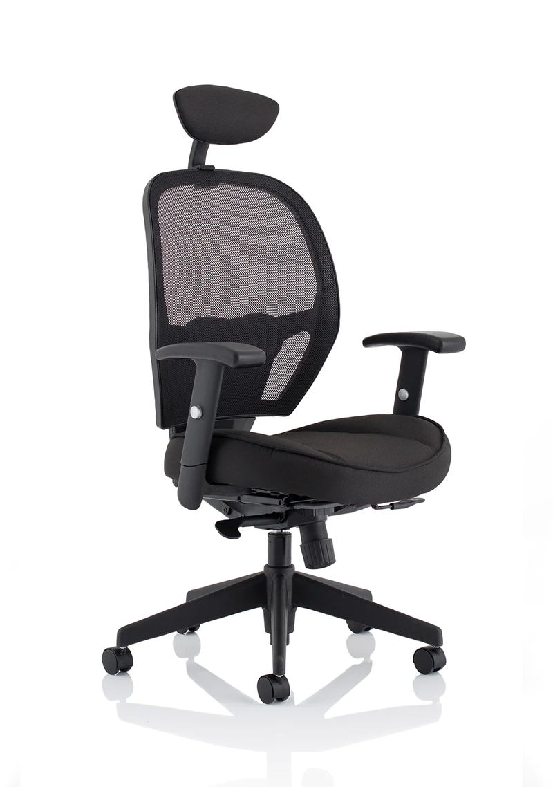 Denver Black Mesh Operator Chair - NWOF