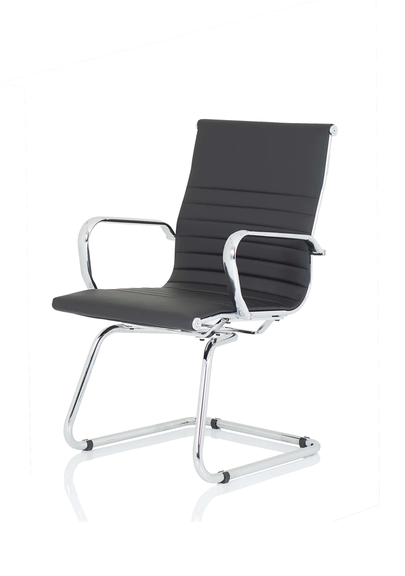 Nola Cantilever Chair - Black - NWOF