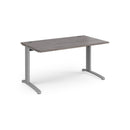TR10 800mm Deep Straight Desk - Grey Oak - NWOF
