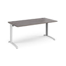 TR10 800mm Deep Straight Desk - Grey Oak - NWOF