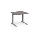 TR10 800mm Deep Straight Desk - Grey Oak - NWOF