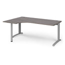 TR10 Ergonomic Desk - Grey Oak - NWOF