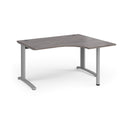 TR10 Ergonomic Desk - Grey Oak - NWOF