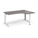TR10 Ergonomic Desk - Grey Oak - NWOF