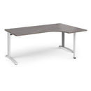 TR10 Ergonomic Desk - Grey Oak - NWOF