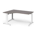 TR10 Deluxe Ergonomic Desk - Grey Oak - NWOF