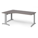 TR10 Deluxe Ergonomic Desk - Grey Oak - NWOF