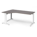 TR10 Deluxe Ergonomic Desk - Grey Oak - NWOF