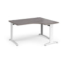 TR10 Deluxe Ergonomic Desk - Grey Oak - NWOF