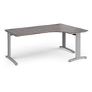 TR10 Deluxe Ergonomic Desk - Grey Oak - NWOF
