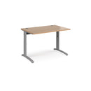 TR10 Height Settable Straight Desk - Beech - NWOF