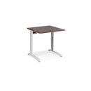TR10 Height Settable Straight Desk - Walnut - NWOF