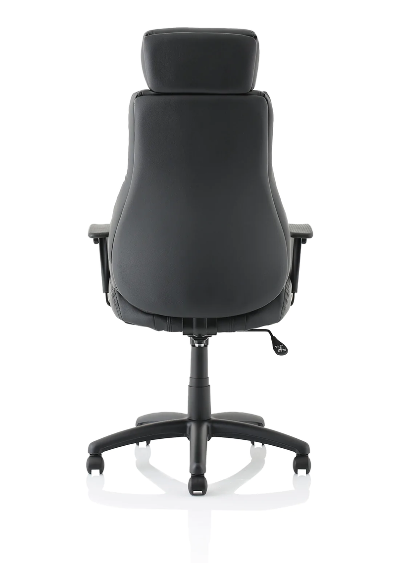 Windsor Leather Executive Chair With Headrest - NWOF