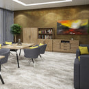 Anson Executive Cupboard Unit - Barcelona Walnut - NWOF