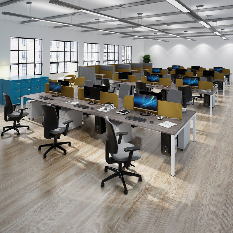 Connex Back To Back Desks - Oak - NWOF