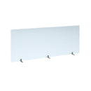 Straight 700mm High Free Standing Desktop Acrylic Screen - NWOF