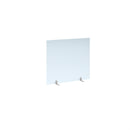 Straight 700mm High Free Standing Desktop Acrylic Screen - NWOF