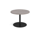Dams Eternal Circular Boardroom Table in Grey Oak finish with sleek modern design, ideal for conference or meeting rooms.