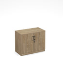 Dams Anson Executive Cupboard Unit in Barcelona Walnut finish, featuring sleek wood grain and modern storage design.