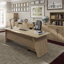 Dams Anson Executive Cupboard Unit in Barcelona Walnut finish, featuring sleek storage cabinets and modern design.