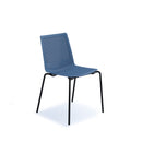 Blue Dams Harmony multi-purpose chair with chrome legs, featuring a modern ergonomic design and comfortable seating.