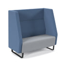 Encore² High Back 2 Seater Sofa 1200mm Wide With Black Sled Frame - NWOF