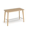 Saxon Rectangular Poseur Worktable With 4 Oak Legs - NWOF