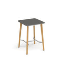 Saxon Square Poseur Worktable With 4 Oak Legs - NWOF