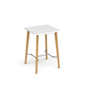 Saxon Square Poseur Worktable With 4 Oak Legs - NWOF