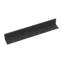 Dams Elev8 Upper Cable Channel in silver, 800mm wide, designed for single desks to organize and conceal cables.