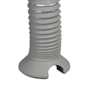 Dams Elev8 Vertical Expanding Cable Spiral extending and contracting with black plastic coils and metal connectors.