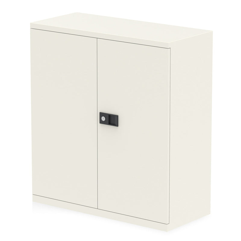 QUBE by Bisley 2 Door Stationery Cupboard - White - NWOF