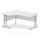 Impulse Crescent Desk With Cantilever Leg - White - NWOF
