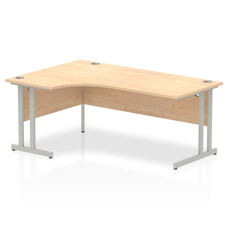 Impulse Crescent Desk With Cantilever Leg - Maple - NWOF