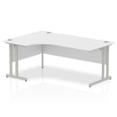 Impulse Crescent Desk With Cantilever Leg - White - NWOF