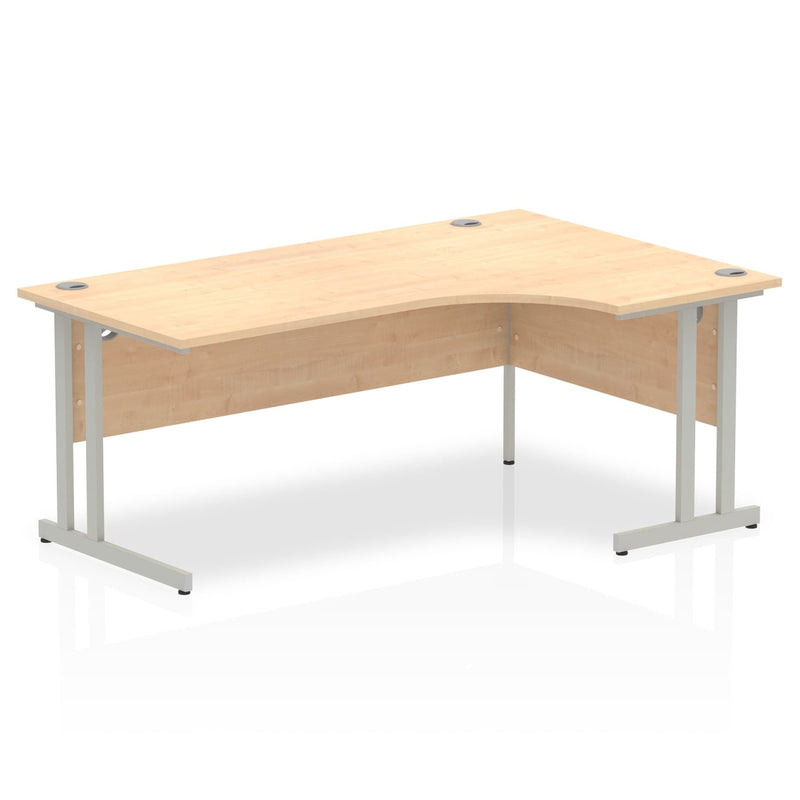 Impulse Crescent Desk With Cantilever Leg - Maple - NWOF