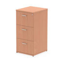 Beige Impulse filing cabinet by Dynamic with multiple drawers, made of beech wood, shown with a modern, functional design.