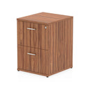 Dynamic Impulse Filing Cabinet in walnut finish with multiple drawers, suitable for office storage and organization.