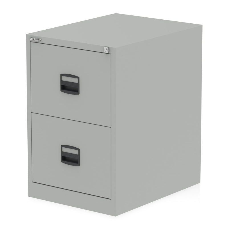 QUBE by Bisley Filing Cabinet - Goose Grey - NWOF