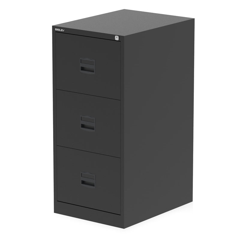 QUBE by Bisley Filing Cabinet - Black - NWOF