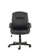 Bella Executive Managers Chair Black Leather - NWOF