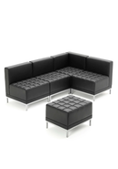 Modern Infinity Modular Corner Unit Sofa Chair by Dynamic, featuring plush cushions and a sleek, contemporary design.