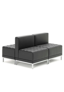 Modern Infinity Modular Straight Back Sofa Chair by Dynamic, showcasing sleek design and comfortable straight back seating.