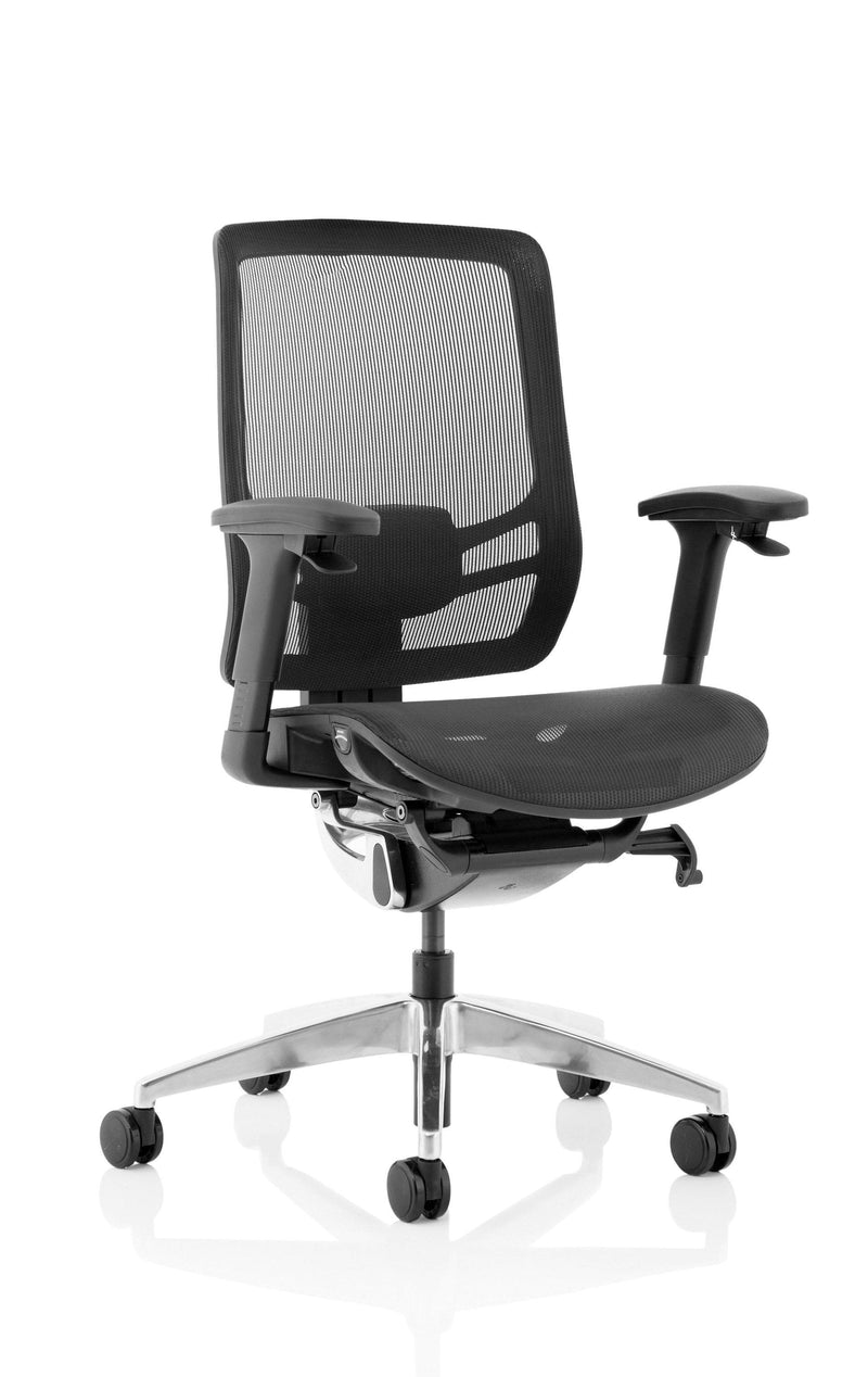 Ergo Click Black Mesh Seat With Black Mesh Back - NWOF